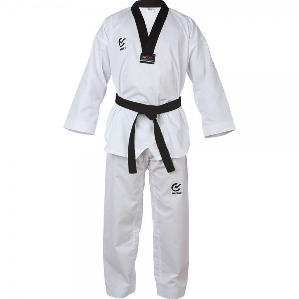 MOOTO Basic 4 Black Color Open Dobok Taekwondo TKD Uniform 