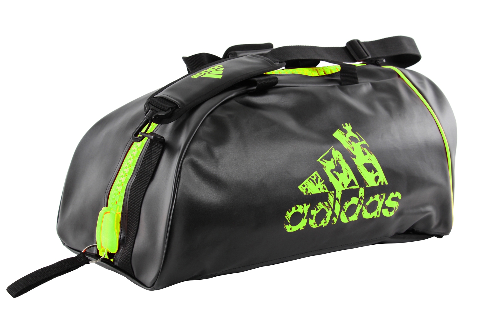 ADIDAS Sports Bag 2 in 1 Black/Yellow Medium