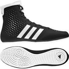 black adidas boxing boots