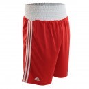 ADIDAS - AIBA Approved Boxing Shorts - Red/Small 