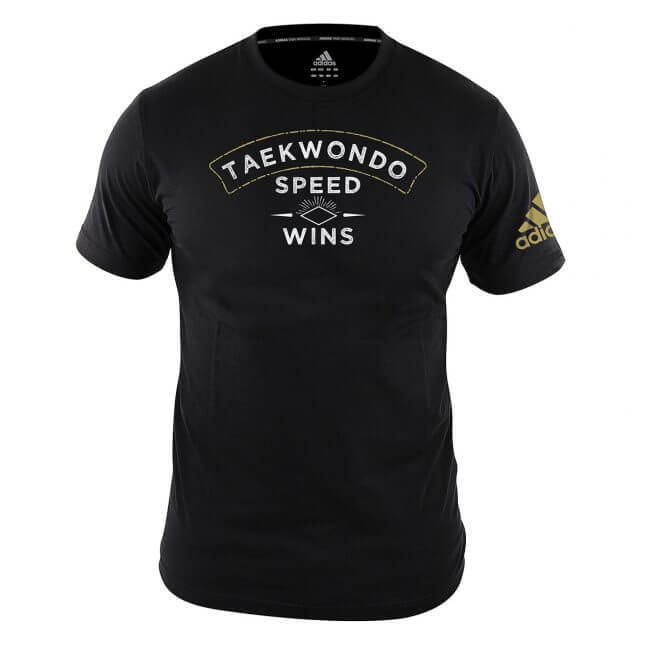 ADIDAS - Taekwondo T-Shirt 'Speed Wins' - Extra Small