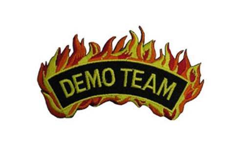 Badge - Demo Team - Flames