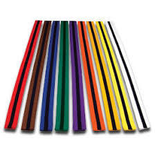 Karate belt colors stripes hotsell