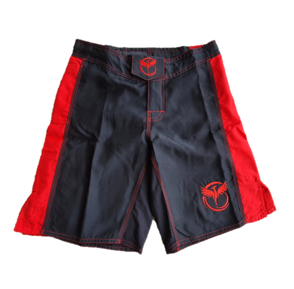CSG MMA Shorts - Black/Red - Small