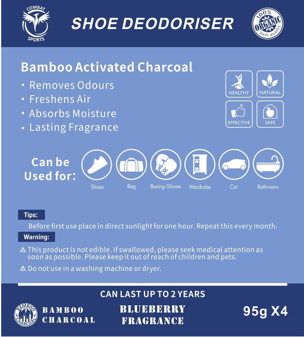 CSG - Shoe Deodorisers - Blueberry