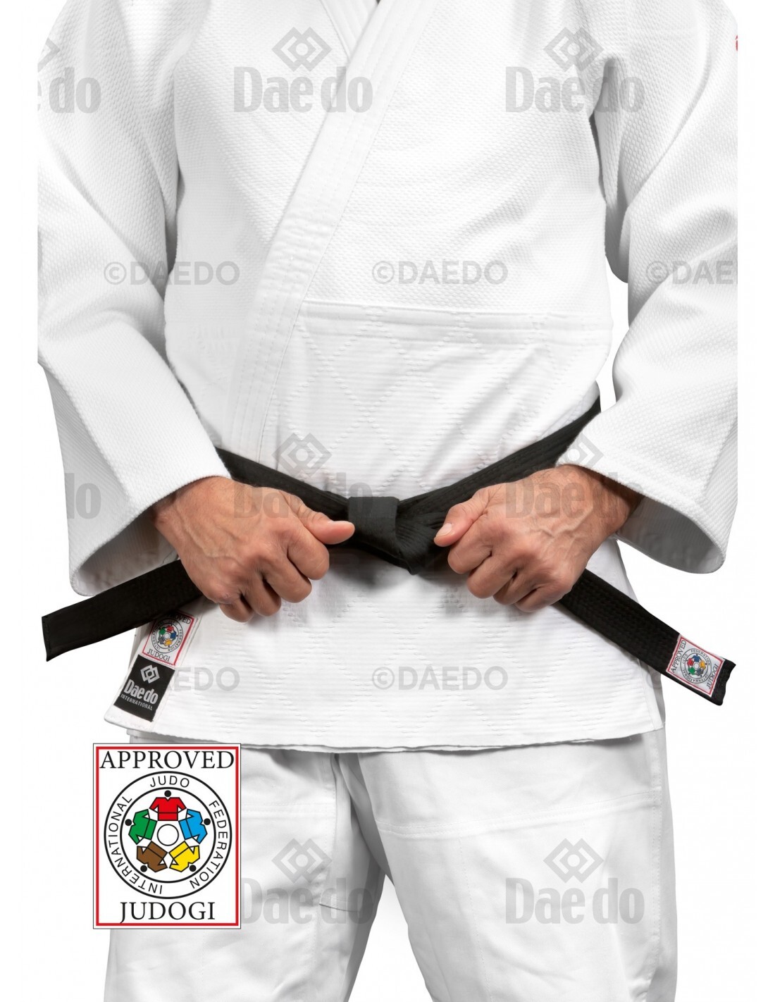 DAEDO - IJF Approved Judo Black Belt - Size 3/260cm