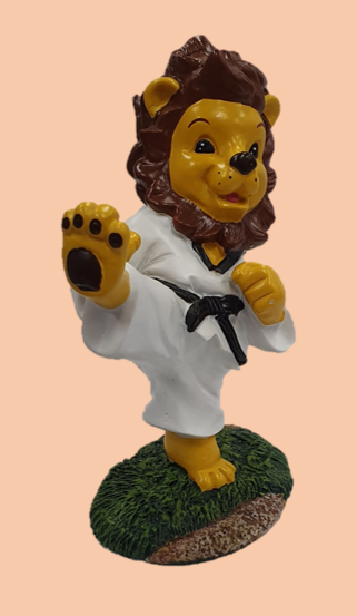 Taekwondo Lion Figurine