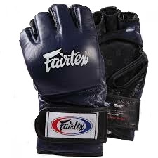 FAIRTEX - Open Palm/Thumb Loop MMA Gloves (FGV12) - Blue/Black/Small