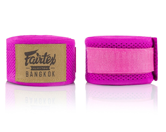 FAIRTEX - Elastic Mesh Hand Wraps (HW4) - Pink