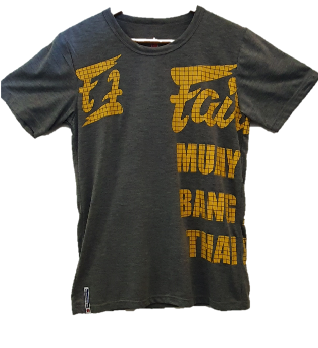 FAIRTEX - T Shirt - Muay Bang Thai - GREY (TST119) - Small