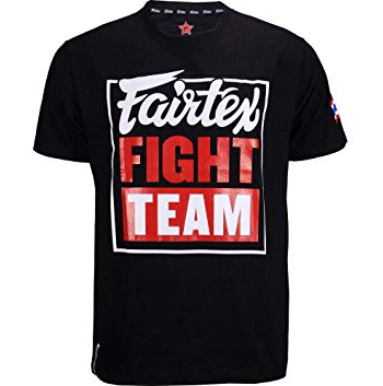 FAIRTEX - T Shirt - Fight Team - BLACK/RED (TST51) - Large 