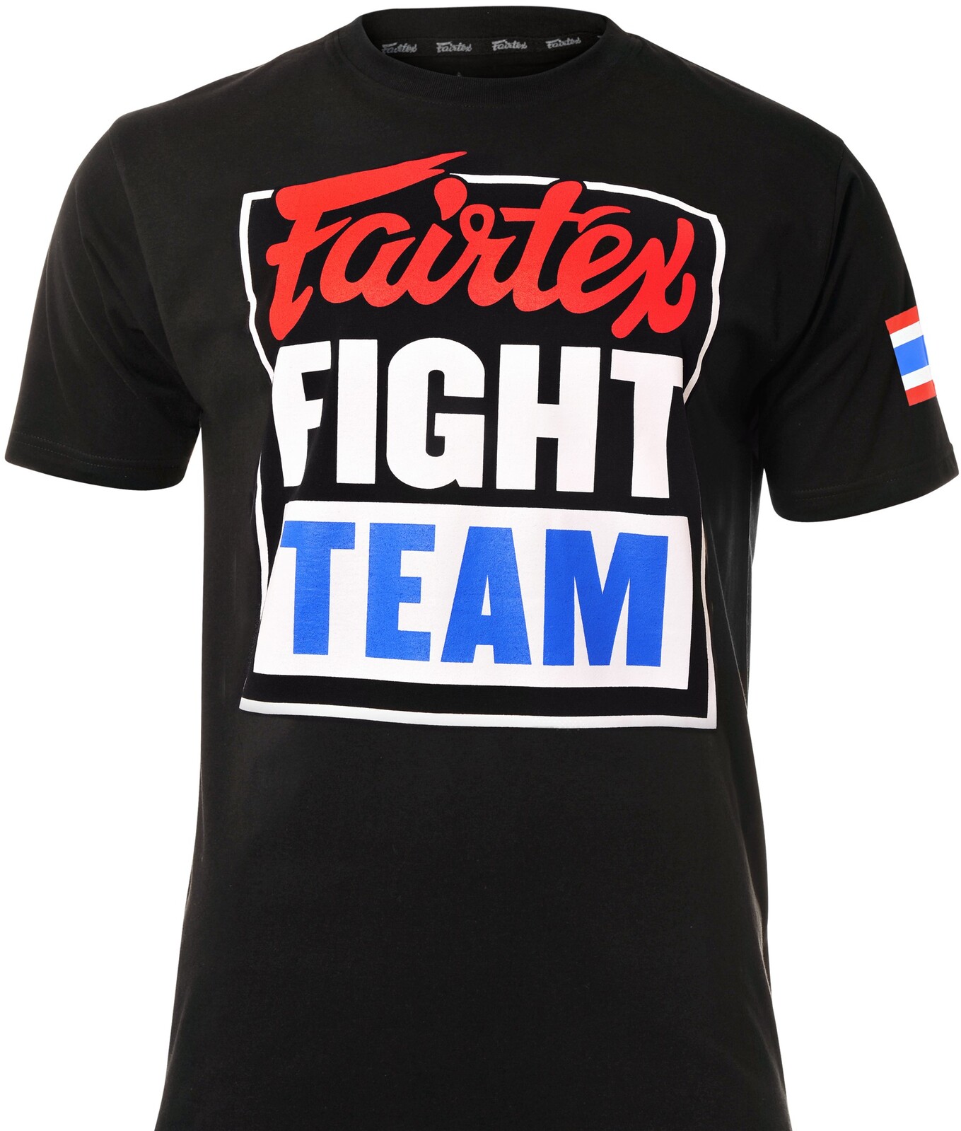 FAIRTEX - T Shirt - Fight Team - BLACK/BLUE (TST51) - Extra Large