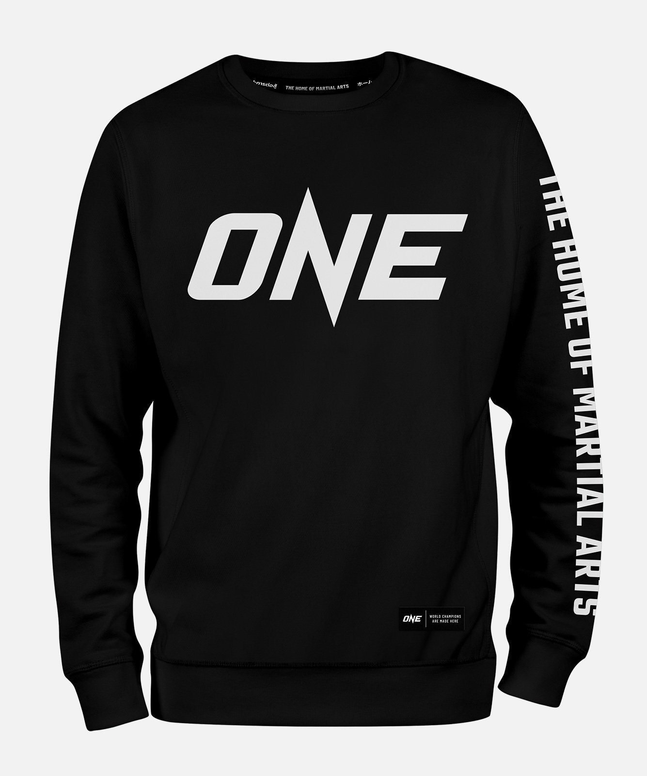 ONE Black Logo Sweatshirt - Extra Small