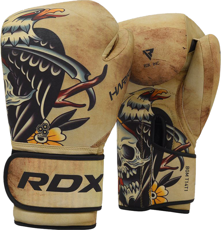 RDX - T14 Harrier Tattoo Boxing Gloves 