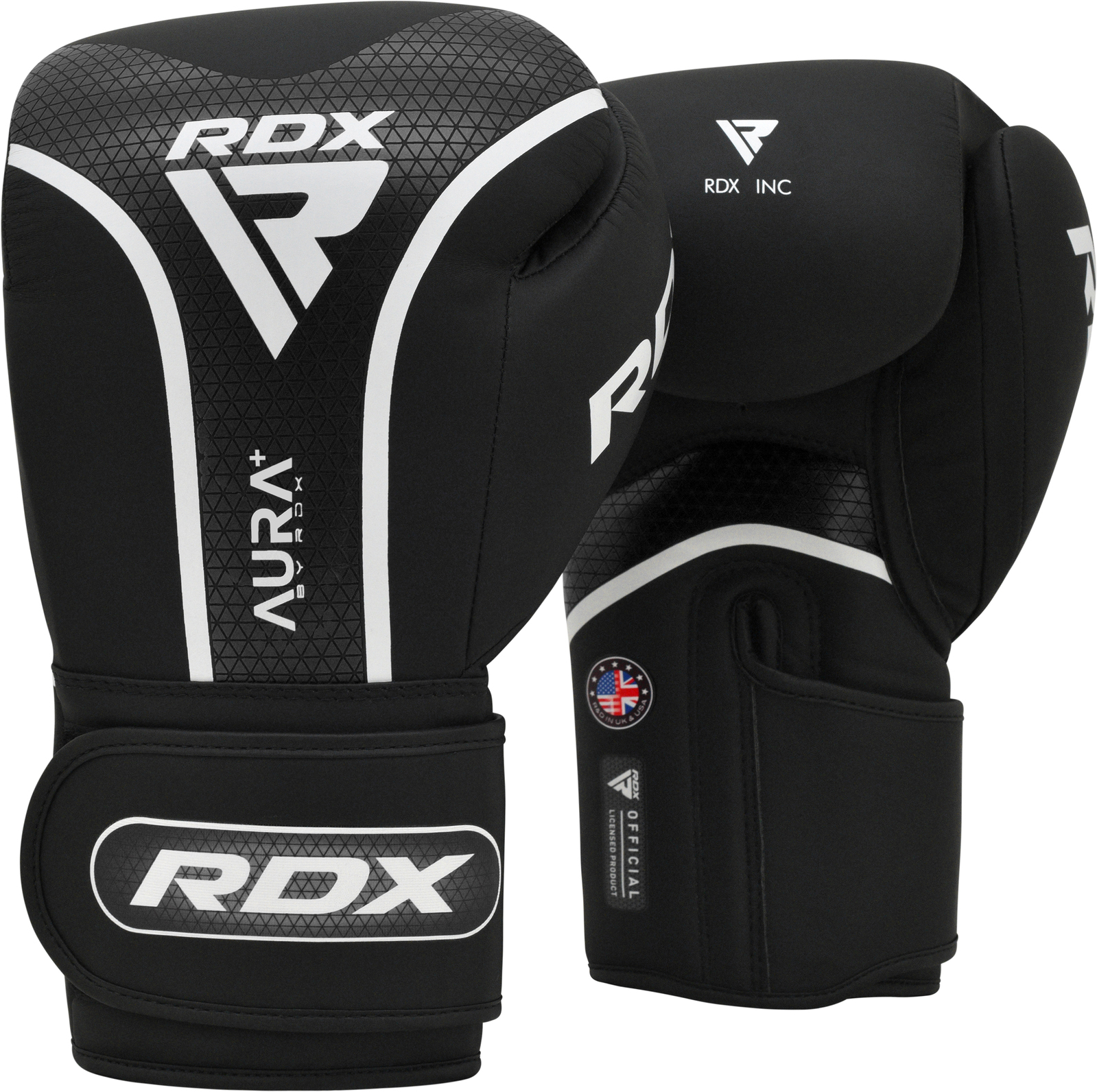 RDX T17 Aura Plus Boxing Gloves Black