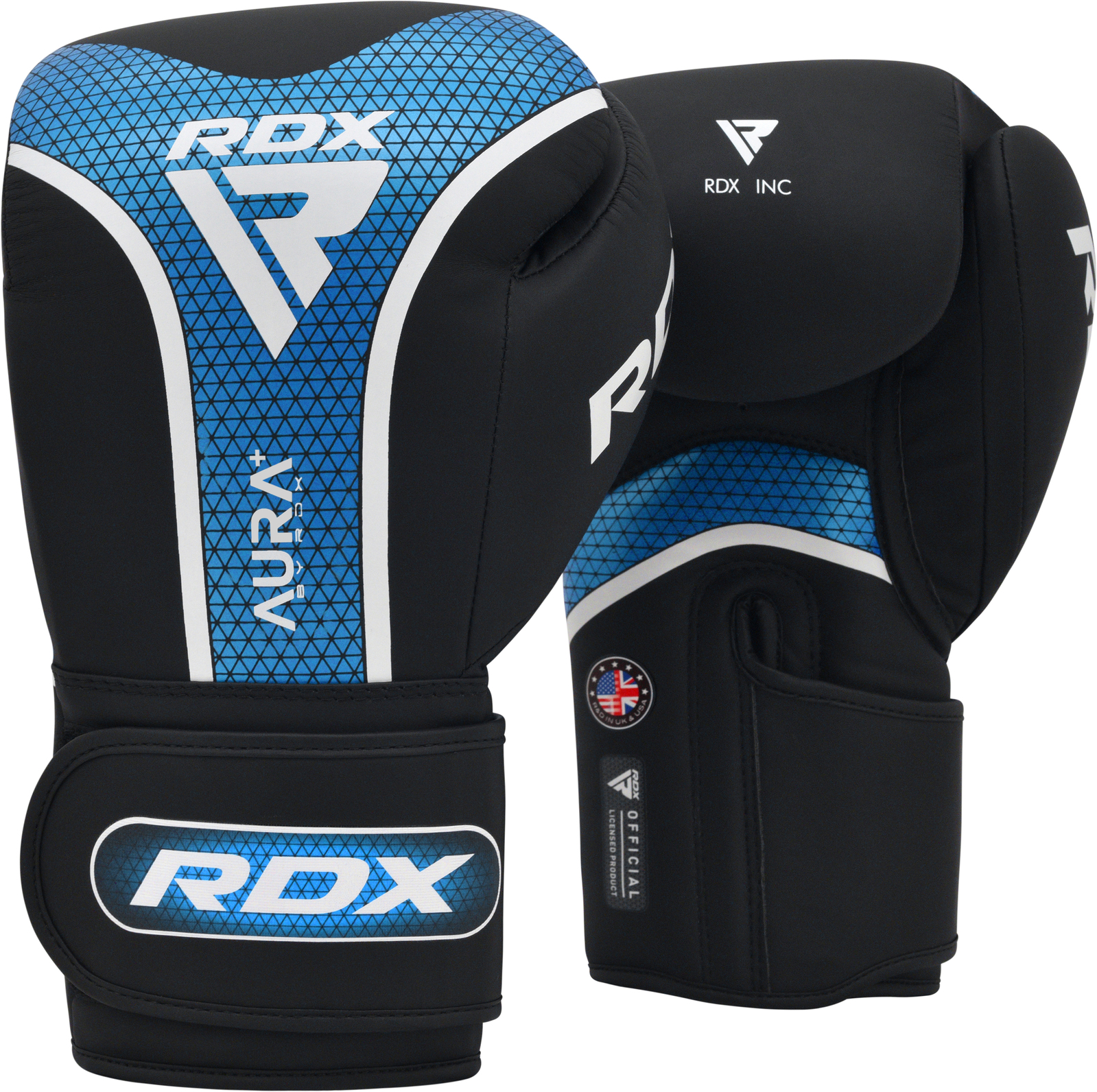 RDX - T17 Aura Plus Boxing Gloves - Blue
