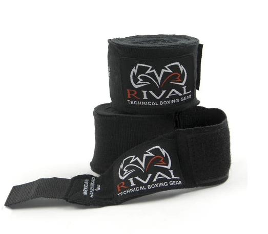 RIVAL BOXING - Mexican Handwraps - Black - 120inch/300cm