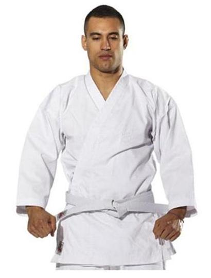 RISING SUN - 14oz Shoto Canvas Karate Jacket - White/Size 7 