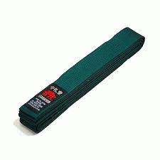 SHUREIDO - Colour Cotton Belt - Green/Size 8 