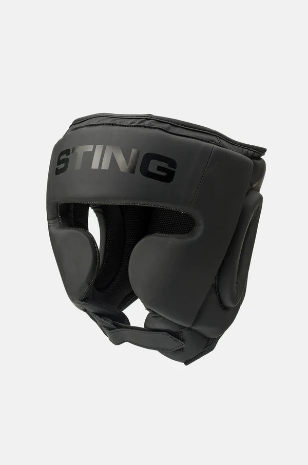 STING - Armaplus Full Face Headgear - Matte Black/Large