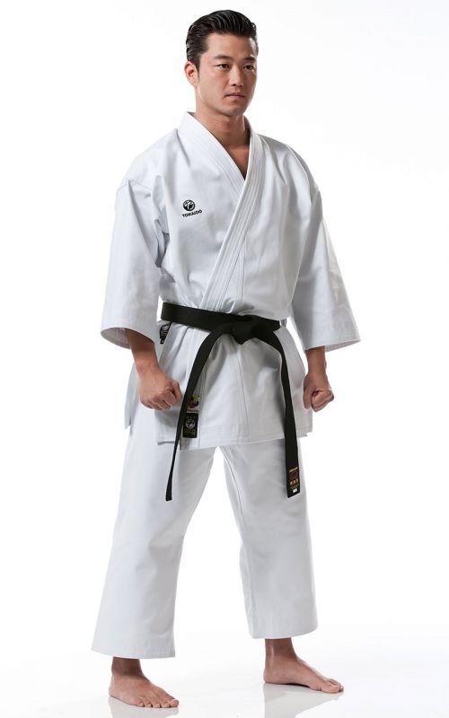 TOKAIDO - Kata Master Canvas Karate Gi/Uniform - WKF Approved - White/Size 2