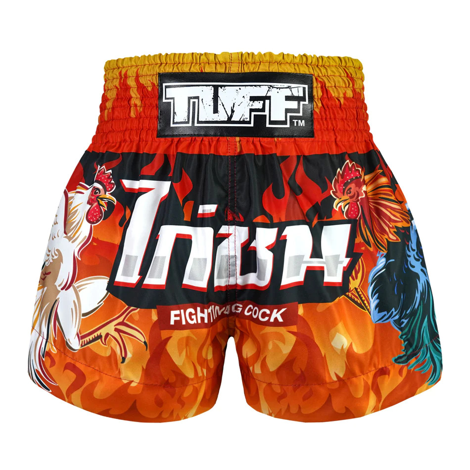 TUFF - 'Fighting Rooster' Thai Boxing Shorts - Small