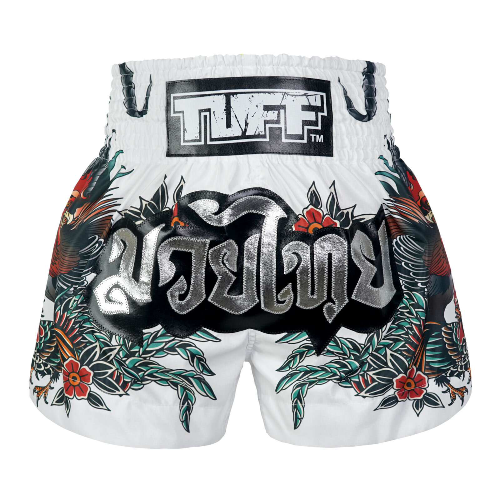 TUFF - 'Thai Rooster' Thai Boxing Shorts - Small