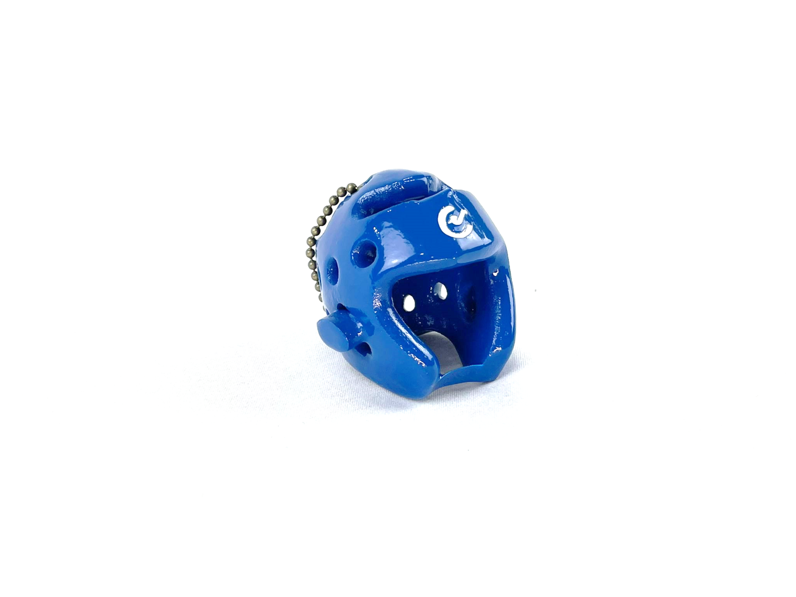 Keyring - Mini Headguard - Blue