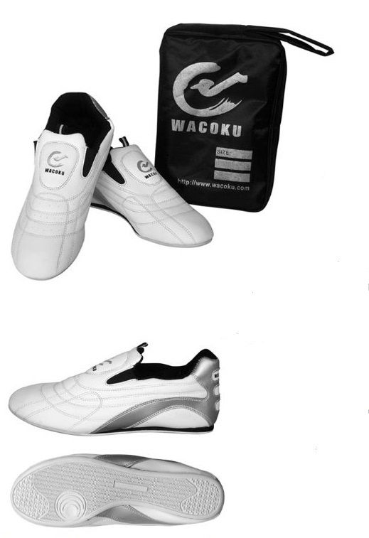 WACOKU - Lightweight Martial Arts Shoe  Silver - 33 Europe