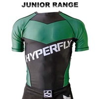 HYPERFLY - Kids Rash Guard - Short Sleeve/Green