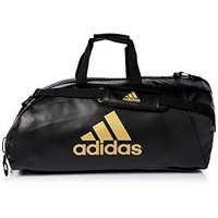 ADIDAS Sports Bag 2 in 1 Black/Gold
