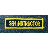 Badge - Senior Instructor  - Black/Gold