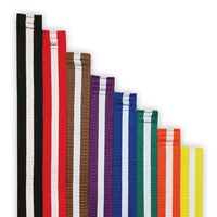 CSG - Martial Arts Belt - Coloured with White Stripe