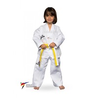 DAEDO - WT Approved White V Ribbed Taekwondo Dobok