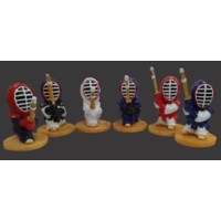 Mini Kendo Figurines Set