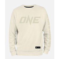 ONE Cream Logo Sweatshirt