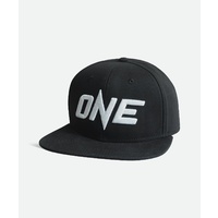 ONE White Logo Snapback Cap