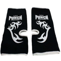 PUNCH - Deluxe Thai Style Ankle Support Guards - Tattoo Print 