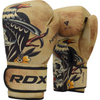 RDX - T14 Harrier Tattoo Boxing Gloves - 12oz