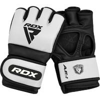 RDX - 4oz Open Thumb MMA Gloves - White/Small
