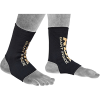 RDX - Ankle Guards - Black/Gold - Small