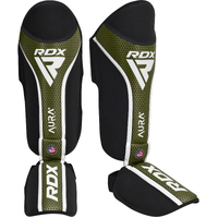 RDX - T17 Aura Plus MMA Shin Guards - Army Green