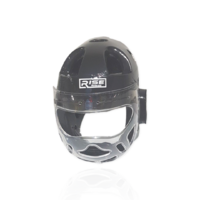 RFG - Dipped Head Gear/Guard/Black with Fixed Clear Face Shield