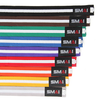 SMAI - Martial Arts Belt - Coloured with White Stripe