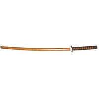 Red Oak Bokken - Braided Handle