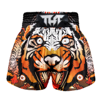TUFF - Orange Cruel Tiger Thai Boxing Shorts