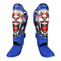 TUFF - Tiger MMA Shin Guards - Blue