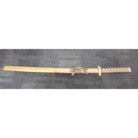 Plastic Bokken with Braided Saya