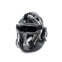 WACOKU - Dipped Head Gear/Guard - Black - Detachable Clear Face Grill
