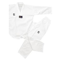 WACOKU - White V Ribbed TaeKwondo Dobok/Uniform - WT Approved